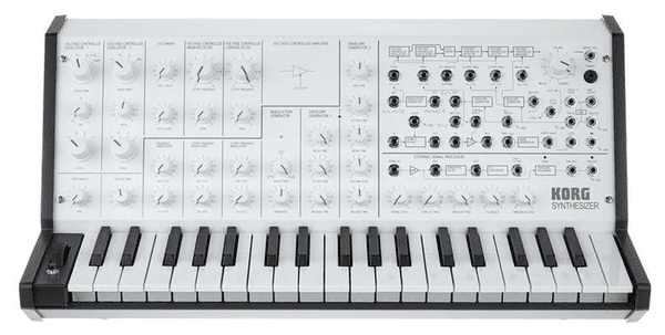 KORG MS-20 Mini WH Ltd Ed Monophonic Synthesizer - Image 2