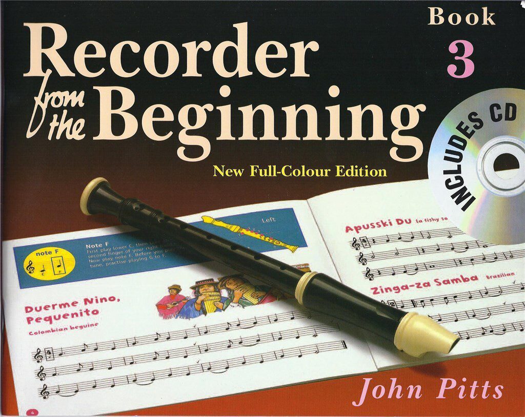 Recorder from the Beginning Book 3 - Book & CD - John Pitts