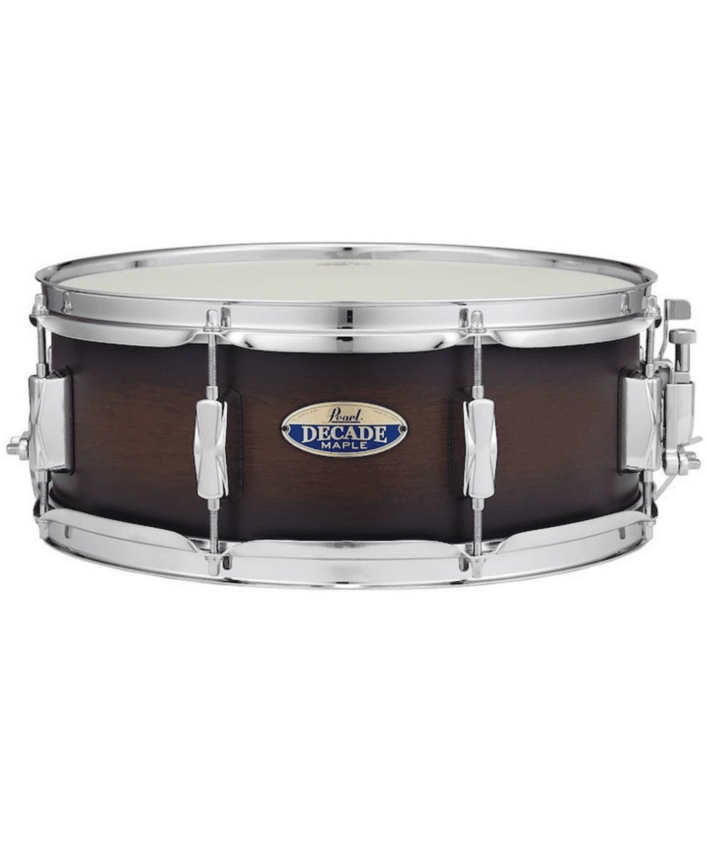 Pearl Decade Maple 14 x 5.5 Snare Drum - Satin Brown Burst