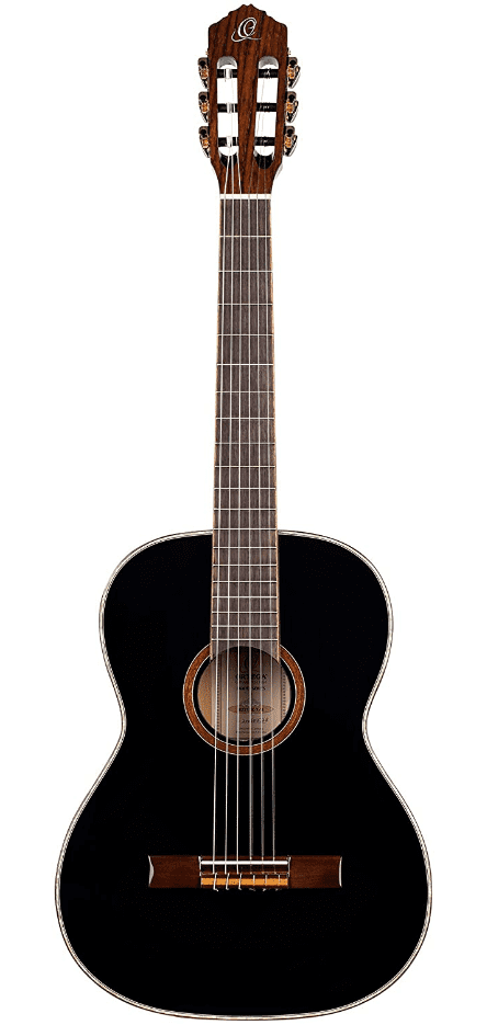Ortega R221BK-7/8 - 7/8 Size Classical Guitar