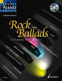 Schott Piano Lounge - Rock Ballads (PVG).