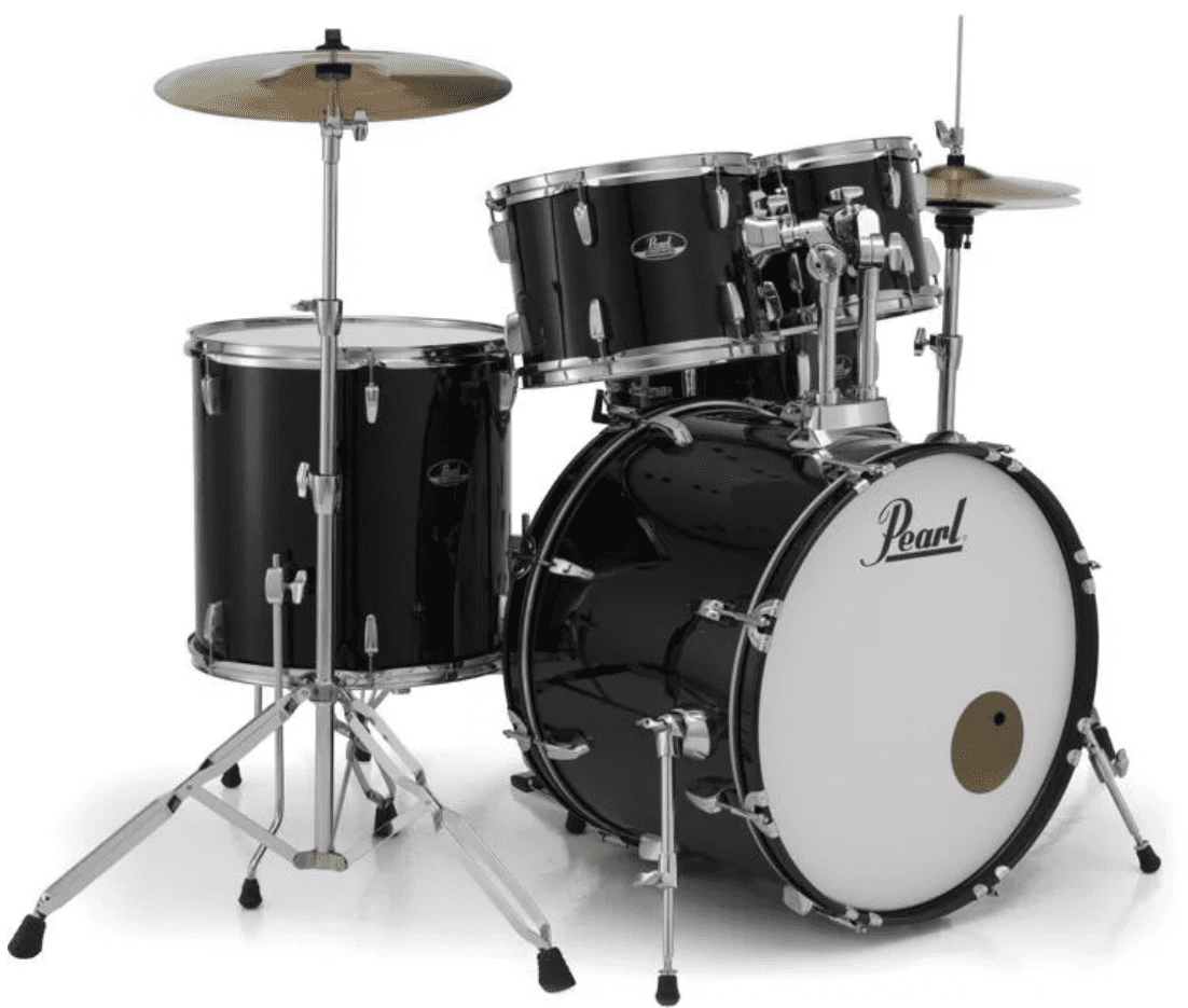 Pearl Roadshow RS525C/C31 - Jet Black Drum Kit w/Sabian Cymbals