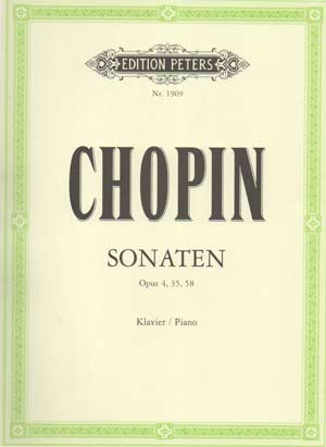 CHOPIN "Sonaten" Opus 4, 35, 58" Klavier/Piano