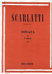 Scarlatti - Sonata in F minor (L475) for Piano.