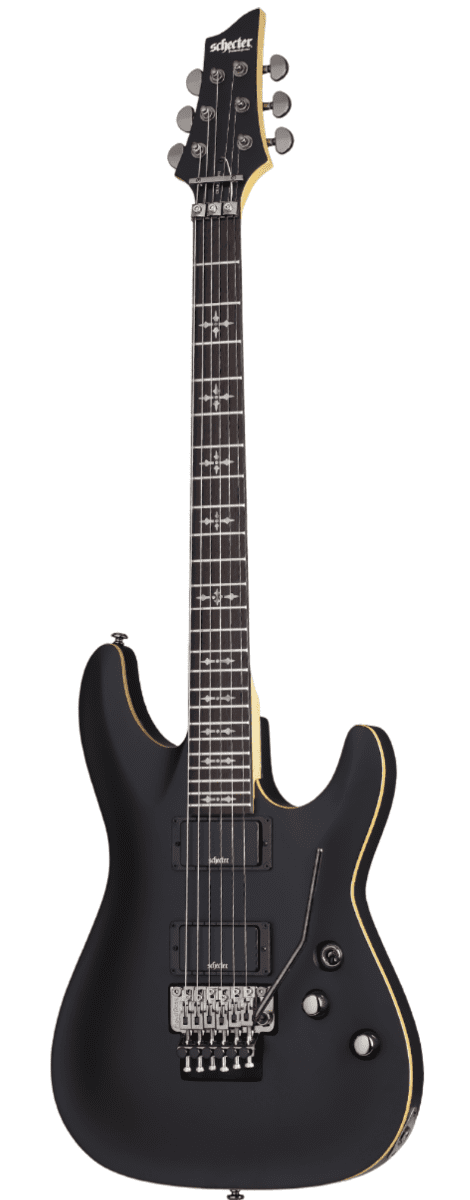 Schecter Demon 6 FR - Aged Black Satin