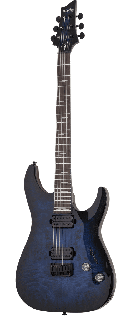 Schecter Omen Elite 6 - See Through Blue Burst
