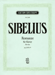 Sibelius - Romanze in D-flat major Op. 24, No. 9 for Piano.