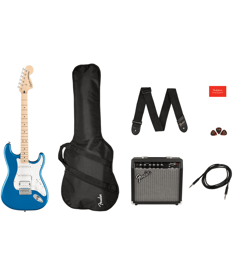 Fender Squier Affinity HSS Stratocaster Pack - Lake Placid Blue - Image 3
