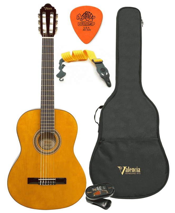 Valencia VC102 1/2 Classical Guitar Outfit