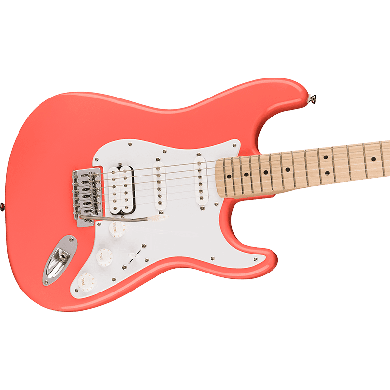 Fender Squier Sonic Stratocaster - HSS - Tahitian Coral - Image 3