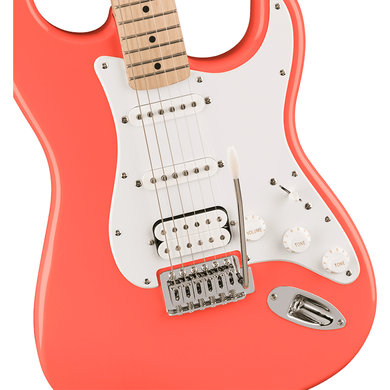 Fender Squier Sonic Stratocaster - HSS - Tahitian Coral - Image 4