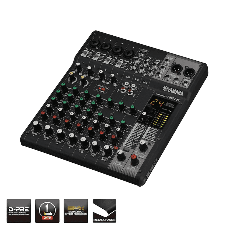 Yamaha MG10X - 10-Channel Mixing Console - Image 3