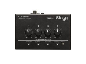 Stagg SHA-4 Stereo 4-Channel Headphone Amplifier