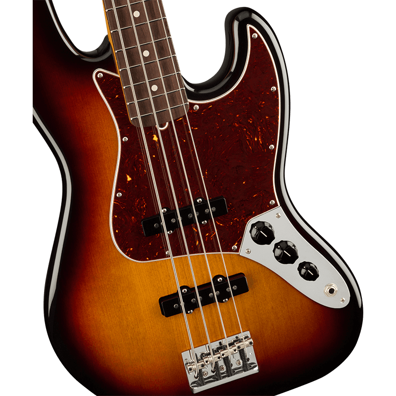 Fender American Professional II Jazz Bass - RW - 3 Colour Sunburst - Image 4