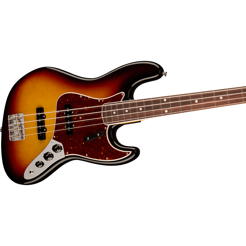 Fender American Vintage II 1966 Jazz Bass - RW - 3 Colour Sunburst - Image 3