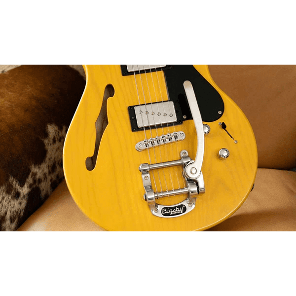 Sterling By Music Man Valentine JV60CB - Butterscotch - Ex Display - Image 2