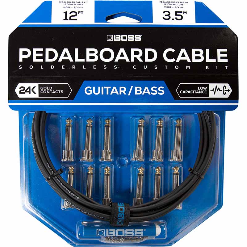 BOSS BCK-12 Solderless Pedalboard Cable Kit