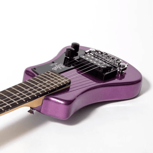 Hofner Shorty Guitar - Purple - Image 5