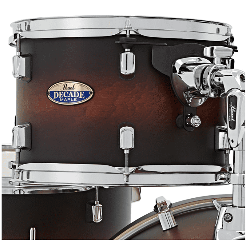 Pearl Decade Maple DMP905/C260 w/Hardware - Satin Brown Burst - Image 5