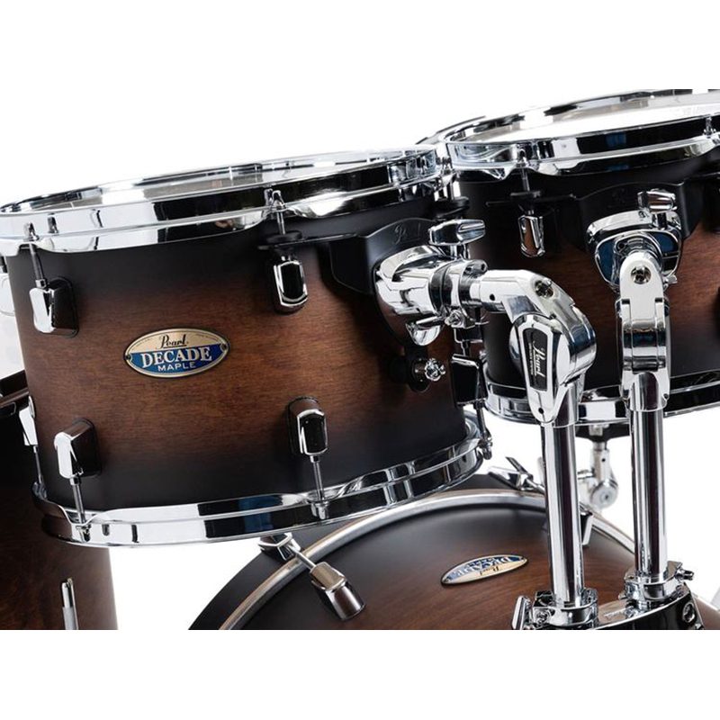 Pearl Decade Maple DMP905/C260 w/Hardware - Satin Brown Burst - Image 8
