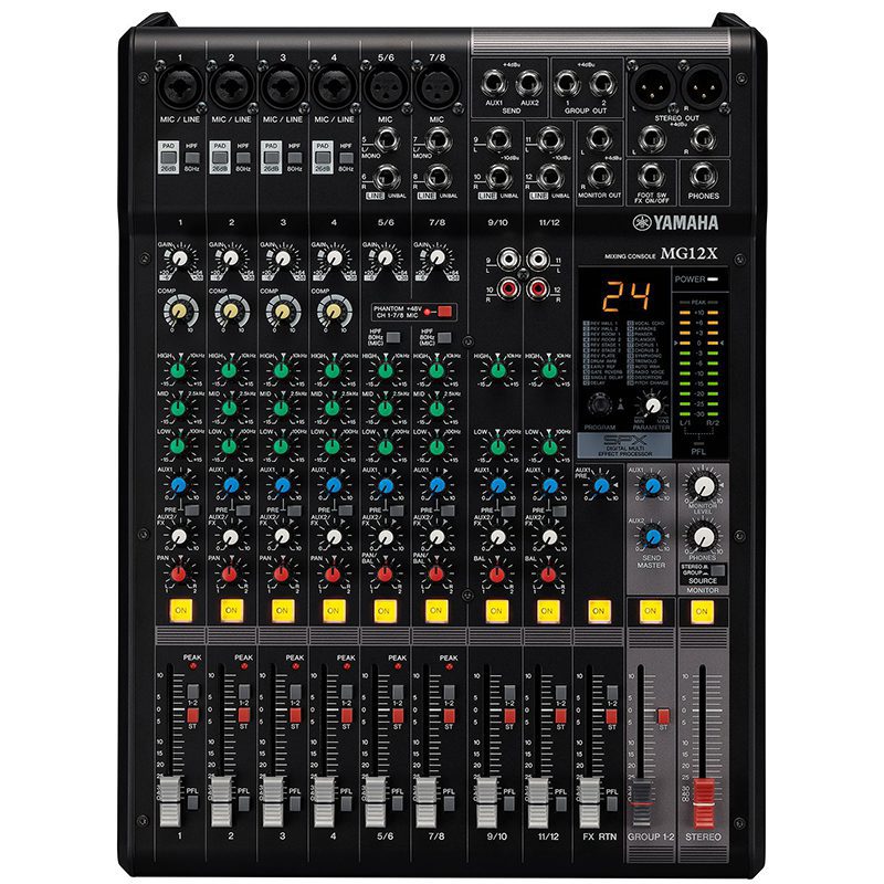 Yamaha MG12X - 12-Channel Mixing Console