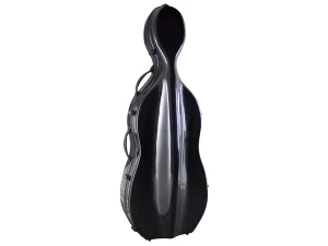 Hidersine Cello Case - Fibreglass - Black