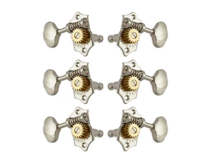 Grover H97-18 Sta-Tite Machineheads 18:1 Ratio 3+3 Set - Nickel