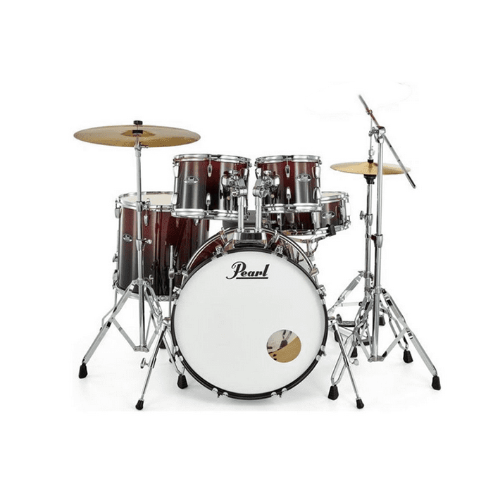Pearl Roadshow RS525C/C757 - Garnet Fade Drum Kit w/Sabian Cymbals - Image 4