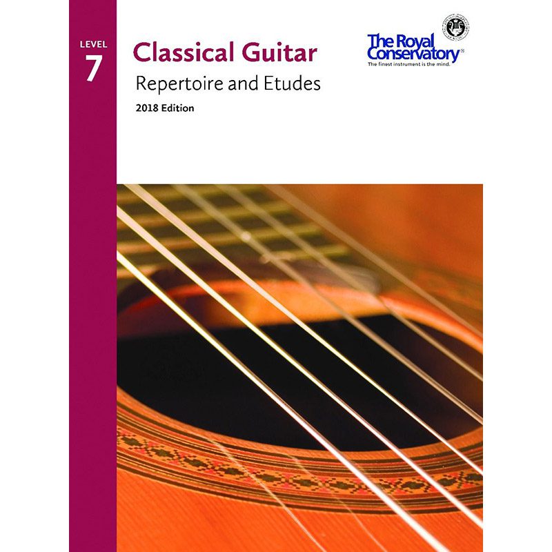 RCM - Classical Guitar Repertoire and Etudes - Level 7 2018 Edition