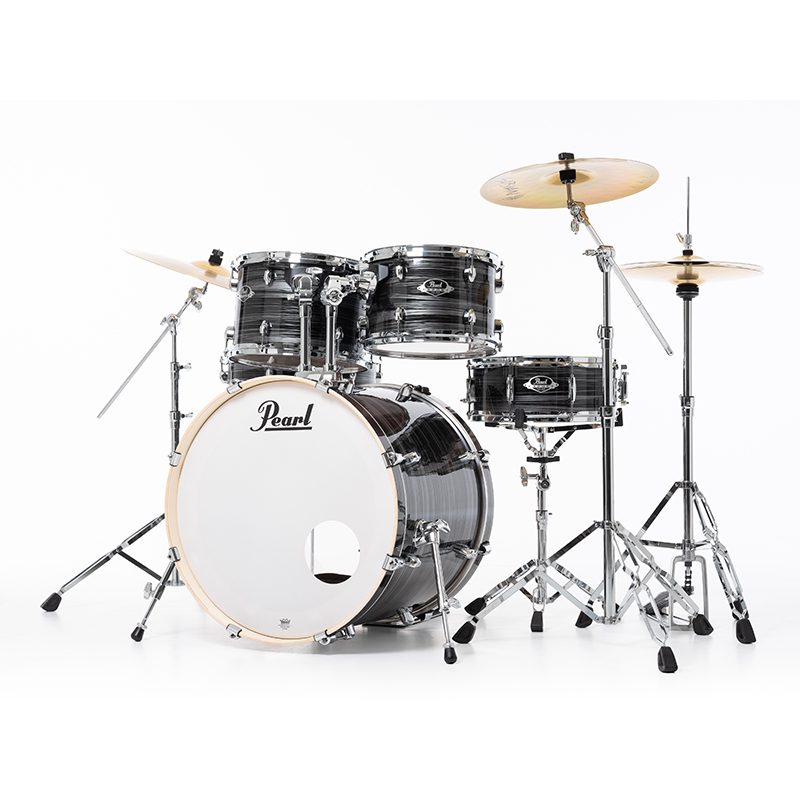 Pearl Export EXX725SBR/C778 Drum Kit w/Sabian SBR Cymbal Set - Graphite Silver Twist - Image 3