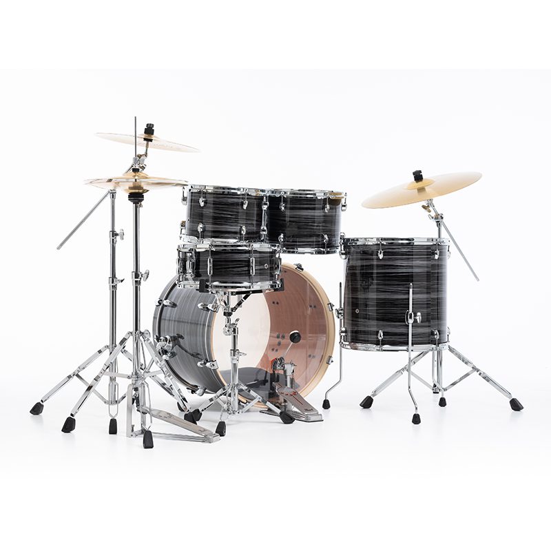 Pearl Export EXX725SBR/C778 Drum Kit w/Sabian SBR Cymbal Set - Graphite Silver Twist - Image 11