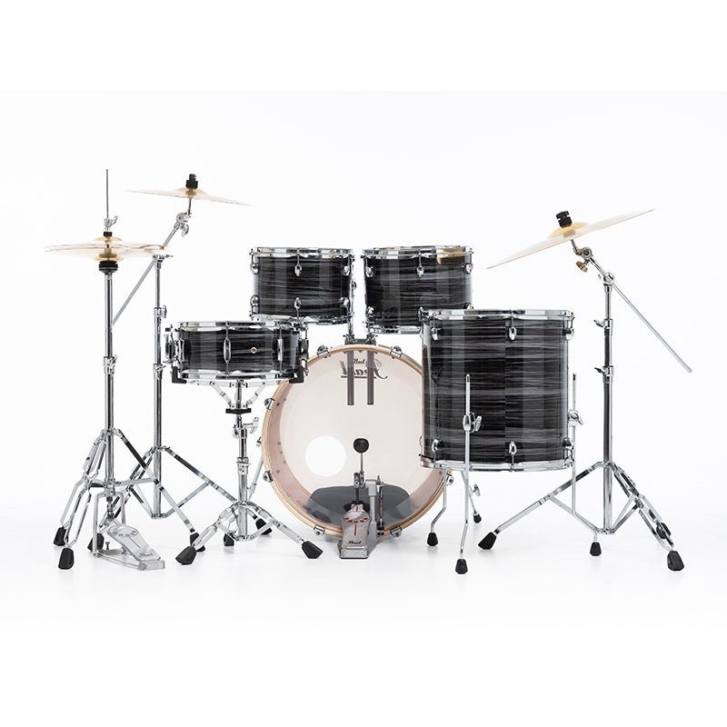 Pearl Export EXX725SBR/C778 Drum Kit w/Sabian SBR Cymbal Set - Graphite Silver Twist - Image 10