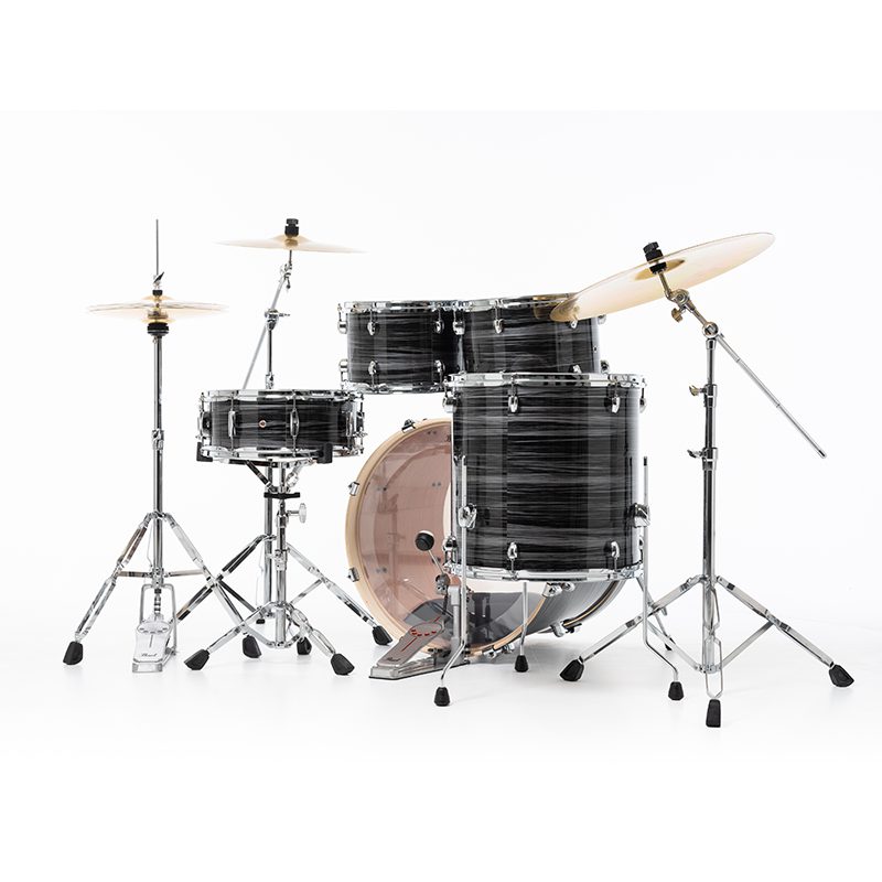 Pearl Export EXX725SBR/C778 Drum Kit w/Sabian SBR Cymbal Set - Graphite Silver Twist - Image 9