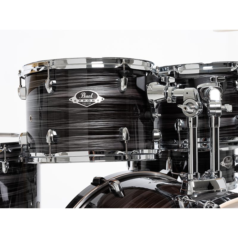 Pearl Export EXX725SBR/C778 Drum Kit w/Sabian SBR Cymbal Set - Graphite Silver Twist - Image 7