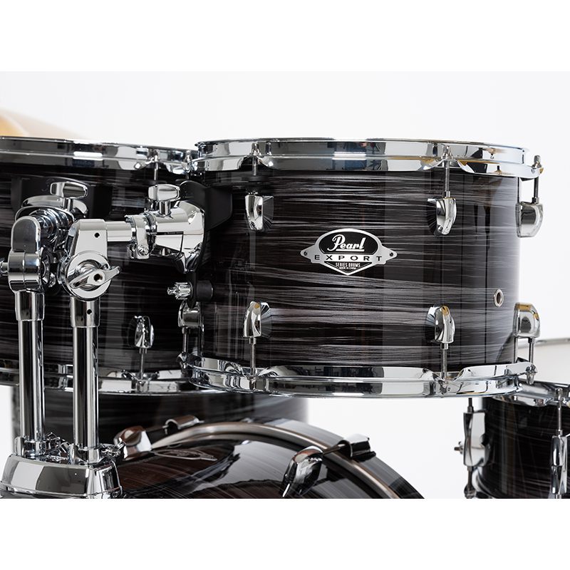 Pearl Export EXX725SBR/C778 Drum Kit w/Sabian SBR Cymbal Set - Graphite Silver Twist - Image 6