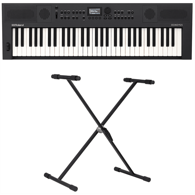 Roland - GO:KEYS 5 - Graphite w/Keyboard Stand