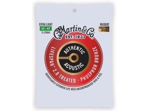 Martin Authentic Acoustic Lifespan 2.0 Phosphor Bronze Guitar Strings - Extra Light - 12-String - 10-47