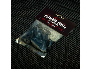 Tuner Fish Lug Locks - Black - 24 Pack