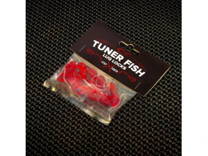 Tuner Fish Lug Locks - Red - 8 Pack