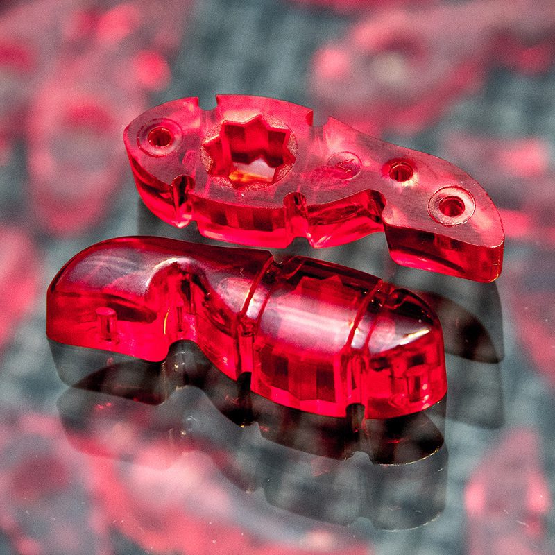 Tuner Fish Lug Locks - Red - 4 Pack - Image 2