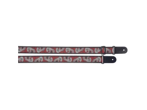 Stagg Woven Nylon Guitar Strap - Clown n' Blood