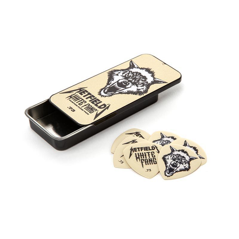 Dunlop James Hetfield's White Fang Pick Tin - .73mm