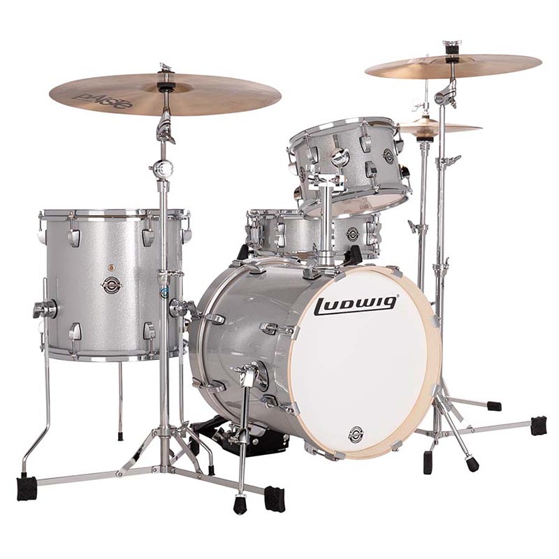 Ludwig Breakbeats By Questlove Drum Kit - Silver Sparkle