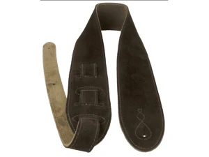 Leathergraft Comfy Suede Guitar Strap - Brown