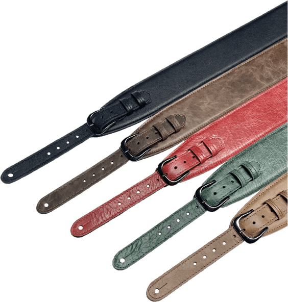 Leathergraft Fab Softy Guitar Strap - Brown - Image 3