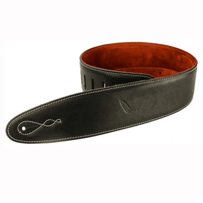 Leathergraft Pro Deluxe Guitar Strap - Rust