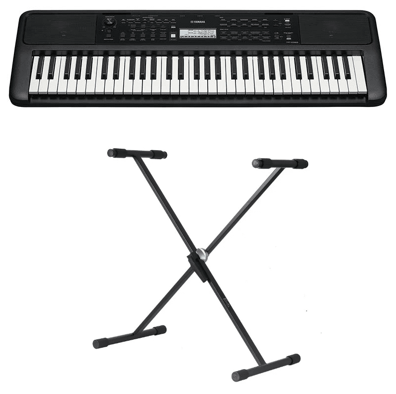 Yamaha PSR-E383 61-Key Portable Keyboard w/Keyboard Stand