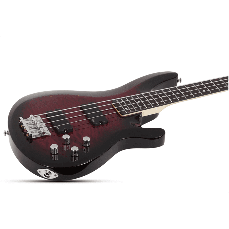 Schecter C-4 Plus - See Through Cherry Burst - Image 7