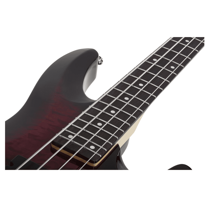 Schecter C-4 Plus - See Through Cherry Burst - Image 5