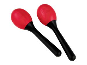 Meinl Nino 569R -Molded ABS Egg Maracas - Red